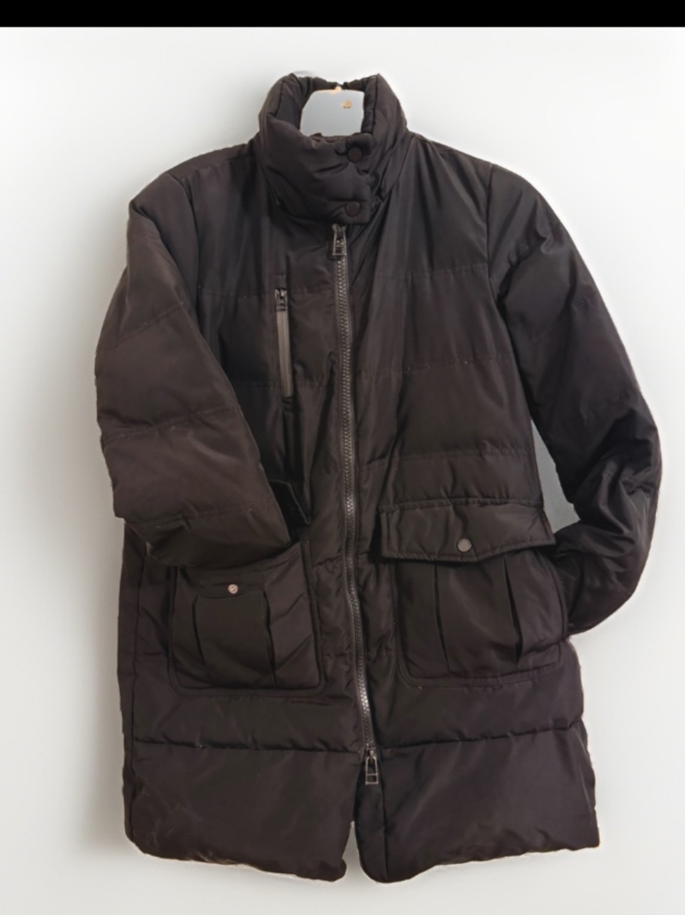 Marc New York Andrew Marc Men’s Black Puffer Jacket Mid-Length Lined Size S